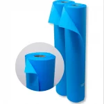 papel de camilla azul parafinado