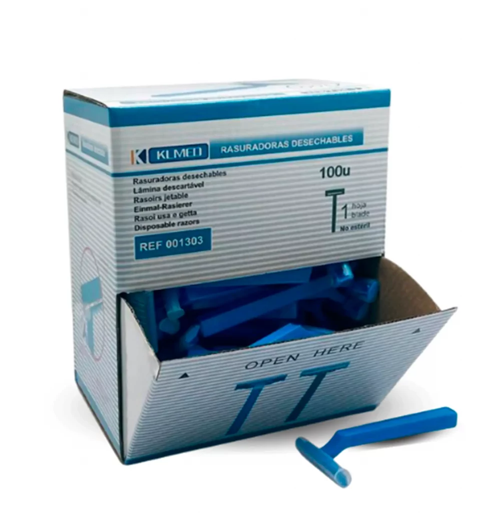 Rasuradoras cuchillas de una hoja desechables