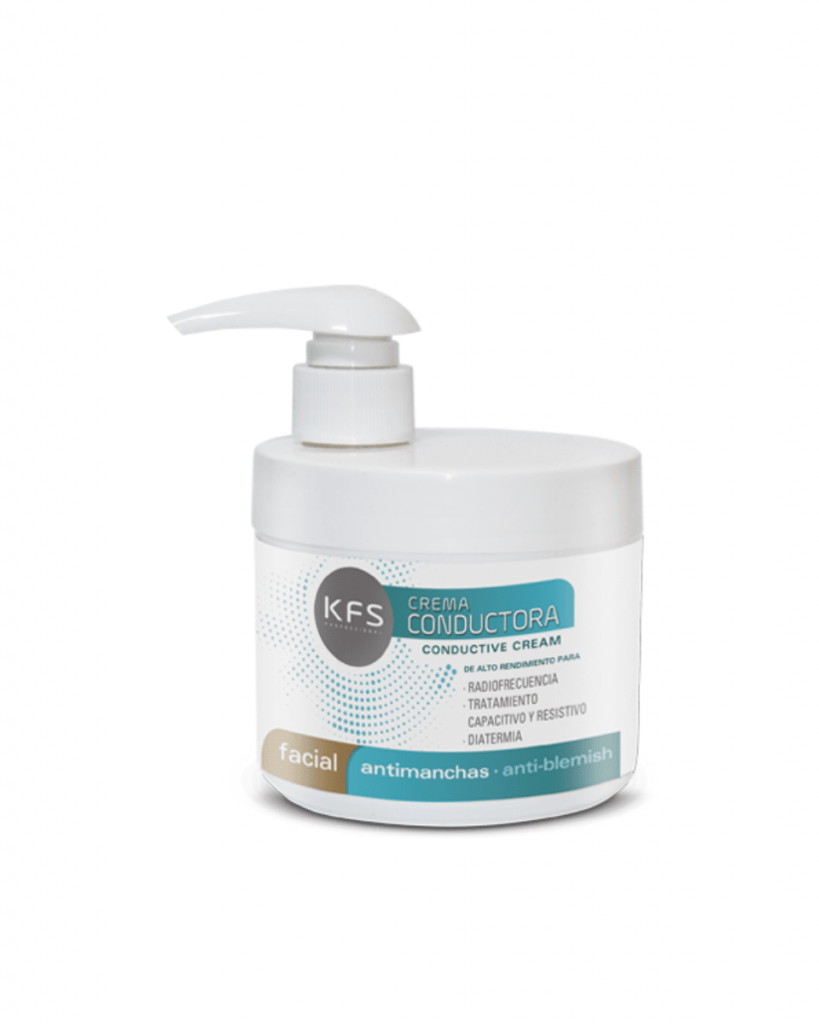 crema conductora radiofrecuencia facial antimanchas KFS 500 ml con vitamina C
