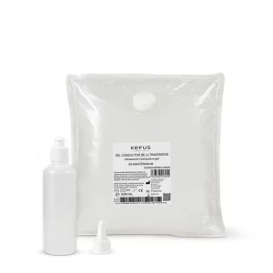 Gel Conductor de Ultrasonidos Kefus bolsa 5000 ml + botella y cánula