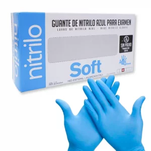 guantes de nitrilo desechables estética