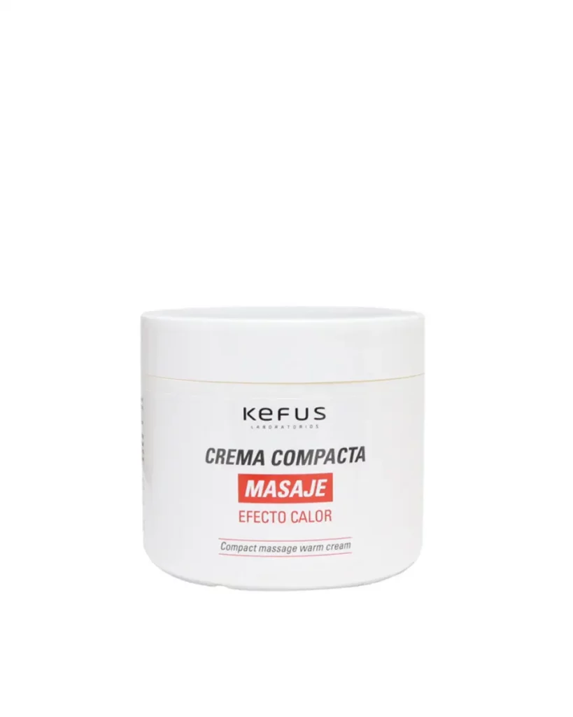 Crema Compacta Masaje Efecto Calor Kefus 500 ml