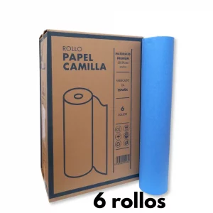 papel de camilla parafinado azul