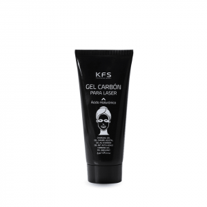 Mascarilla gel carbón para laser con ácido hialurónico KFS 100 ml.