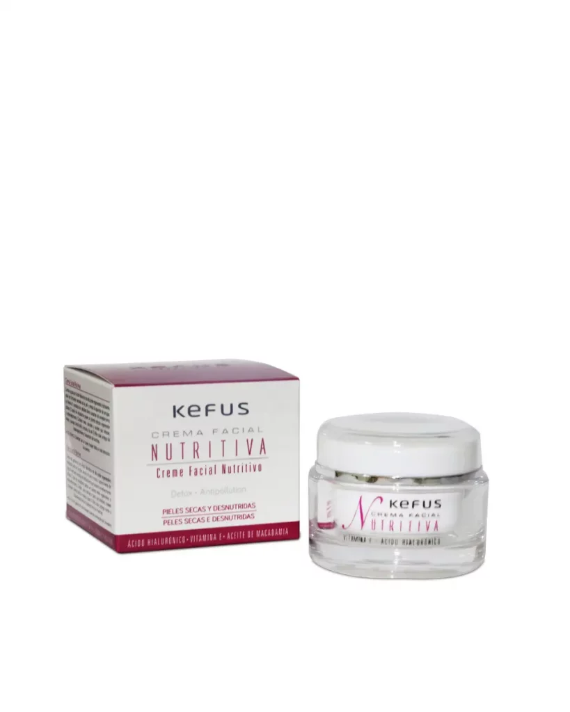 Crema Facial Nutritiva con Ácido Hialurónico KEFUS 50 ml