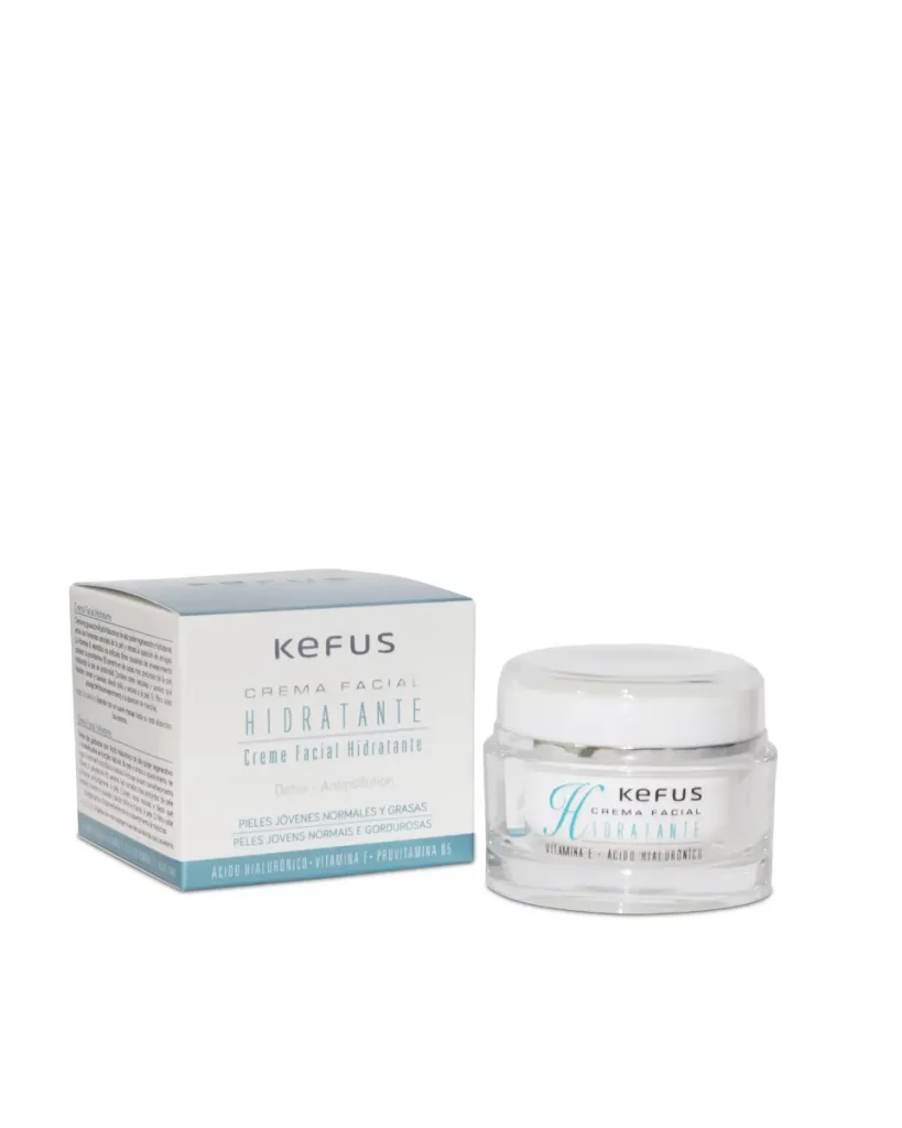 Crema Facial Hidratante con Ácido Hialurónico KEFUS 50 ml