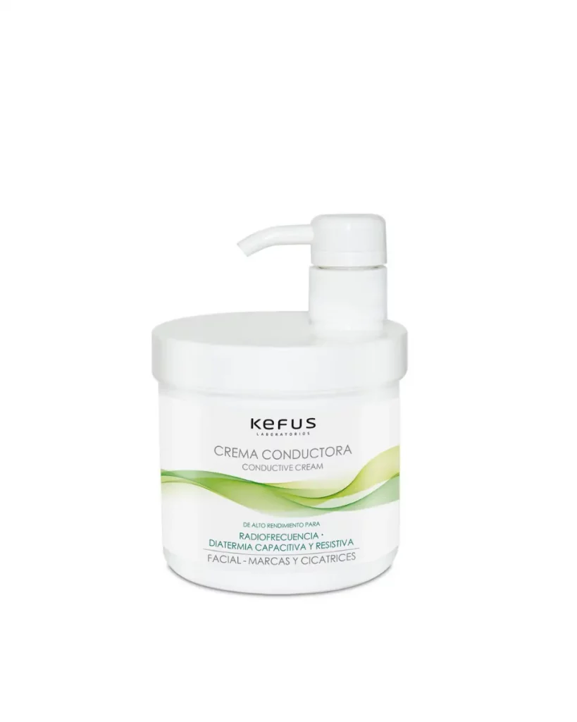 Crema Conductora Radiofrecuencia Facial Marcas y Cicatrices Kefus 500 ml