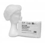 Gorros Desechables de Polipropileno Blancos 100 uds.