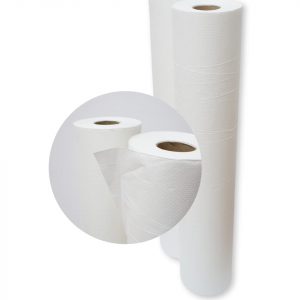 Rollo de Camilla 1 Hoja Gofrado 1,5 kg Blanco (1 Rollo)