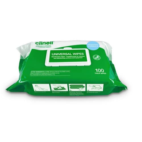 toallitas desinfectantes clinell universal